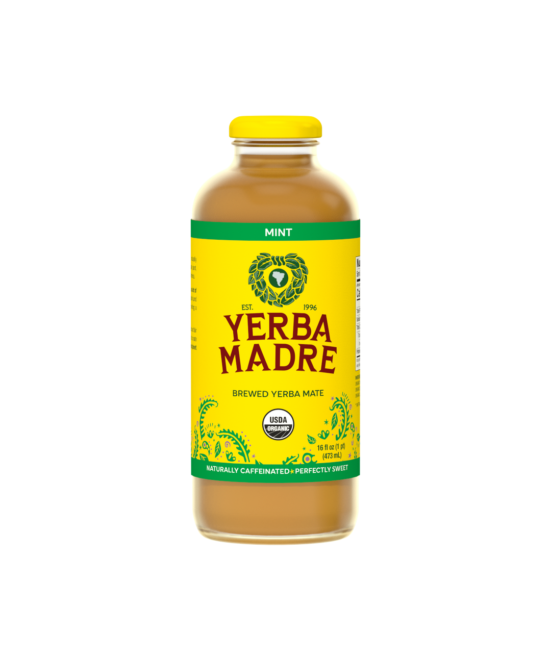 Organic Brewed Yerba Mate, Mint